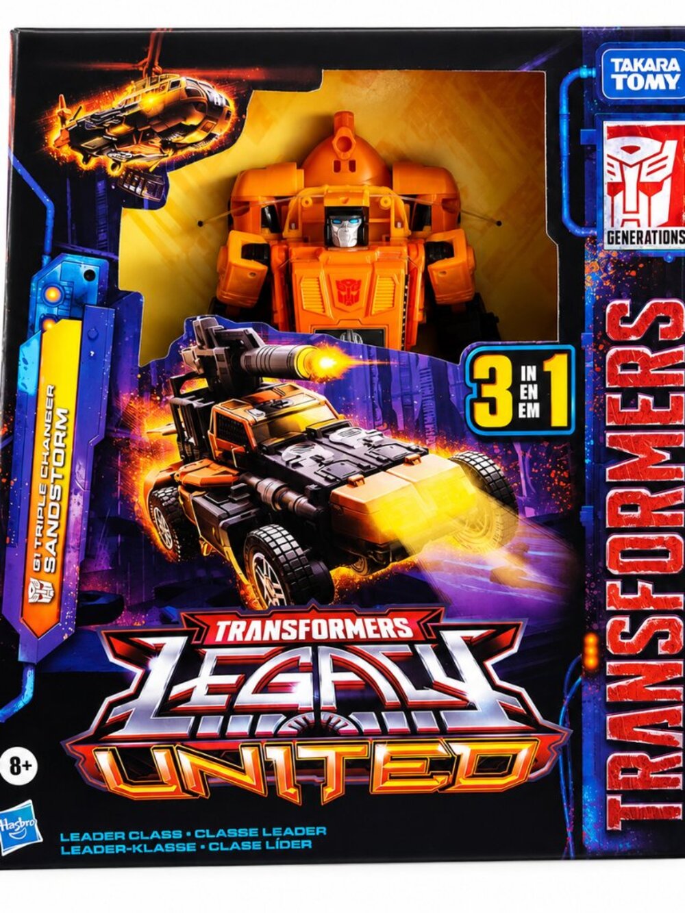 Transformers Generations Legacy United Leader G1 Triple Changer Sandstorm Nice